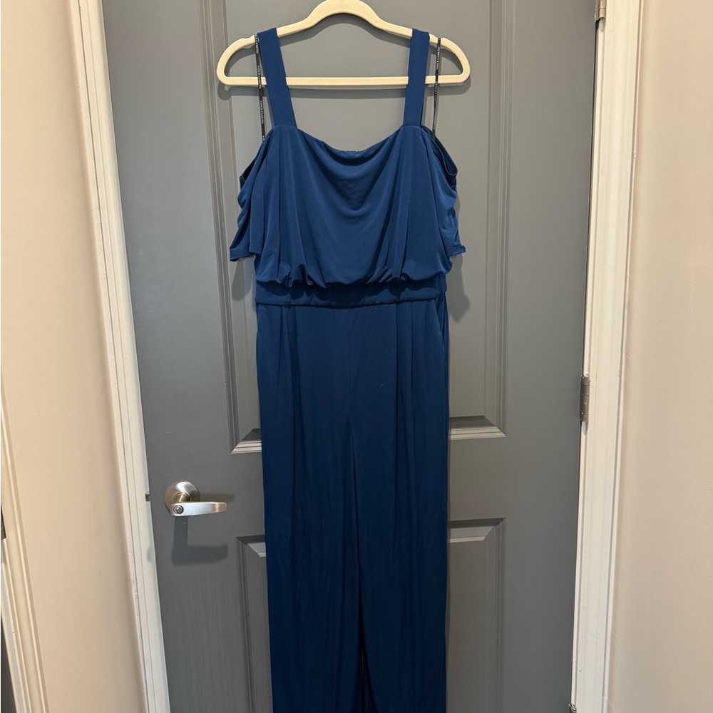 Vince Camuto Navy Blue Jumpsuit